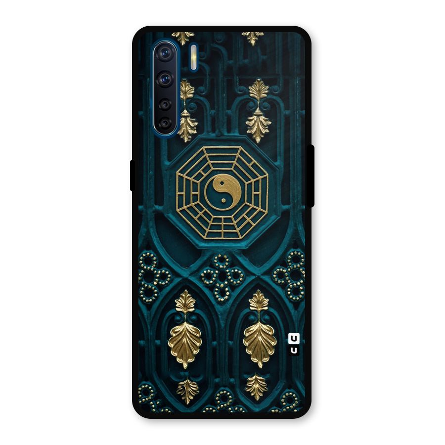 Peace Web Design Metal Back Case for Oppo F15