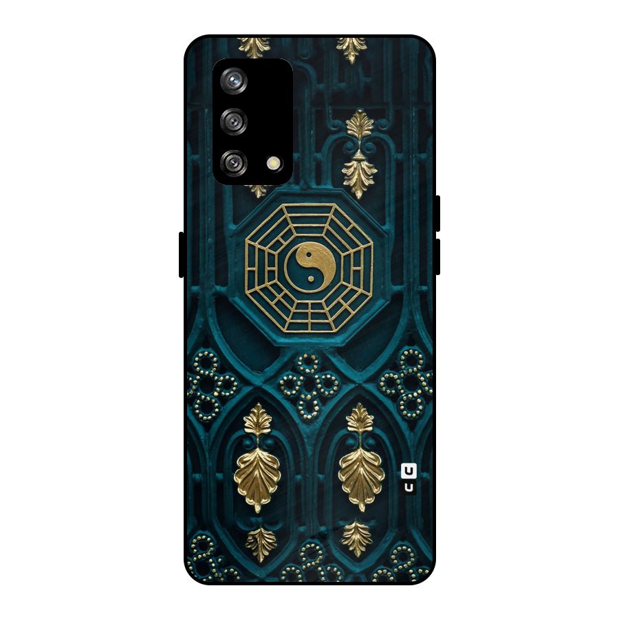 Peace Web Design Metal Back Case for Oppo F19