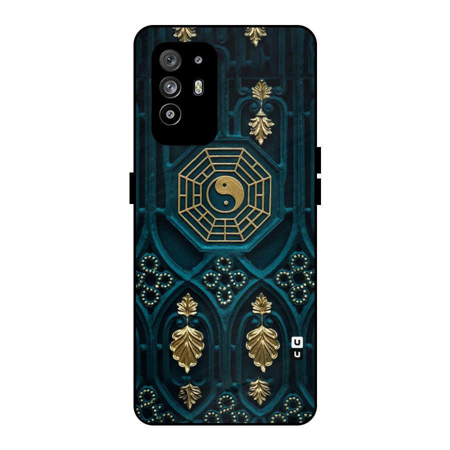 Peace Web Design Metal Back Case for Oppo F19 Pro Plus 5G