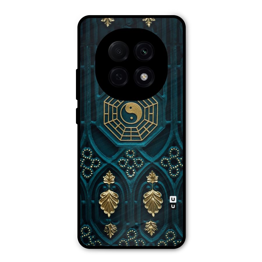 Peace Web Design Metal Back Case for Oppo F29 Pro