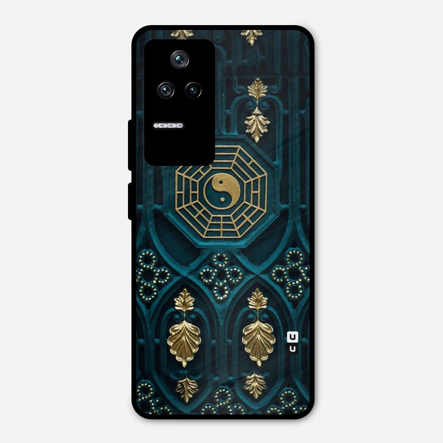 Peace Web Design Metal Back Case for Poco F4 5G