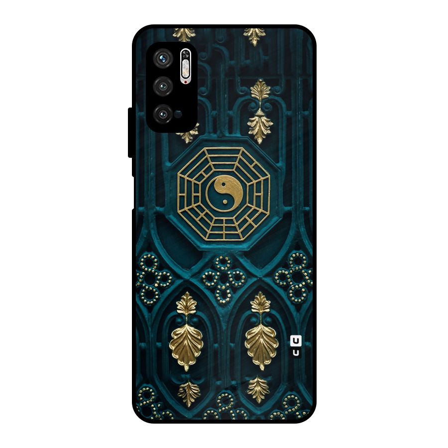 Peace Web Design Metal Back Case for Poco M3 Pro 5G