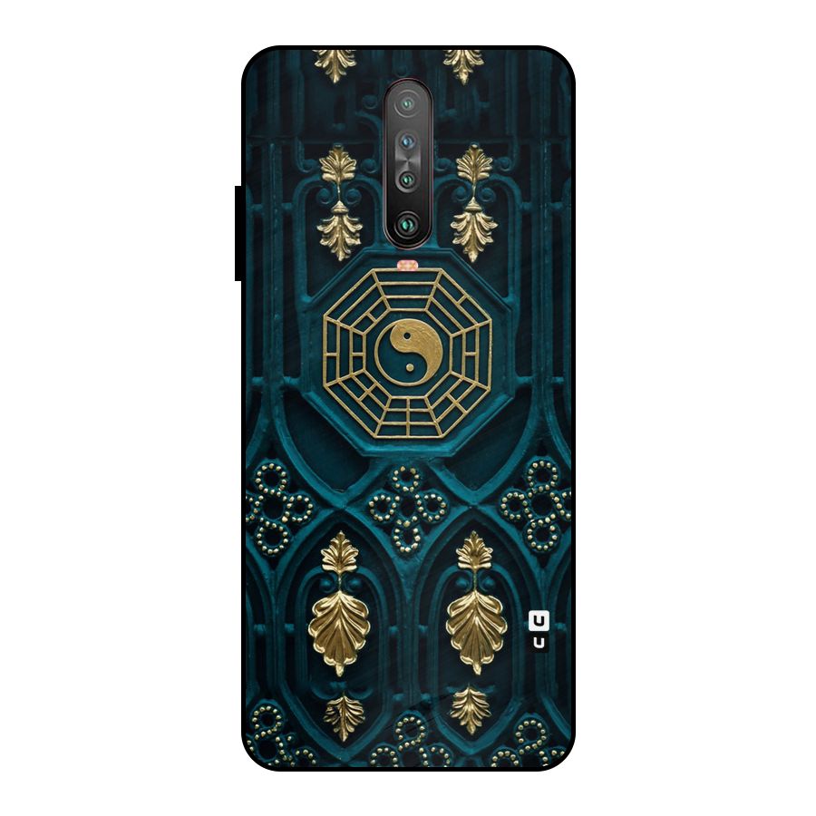 Peace Web Design Metal Back Case for Poco X2