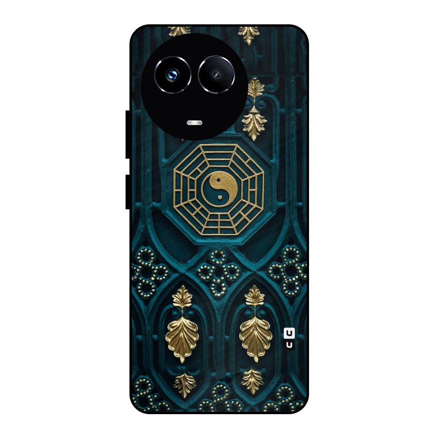 Peace Web Design Metal Back Case for Realme 11 5G