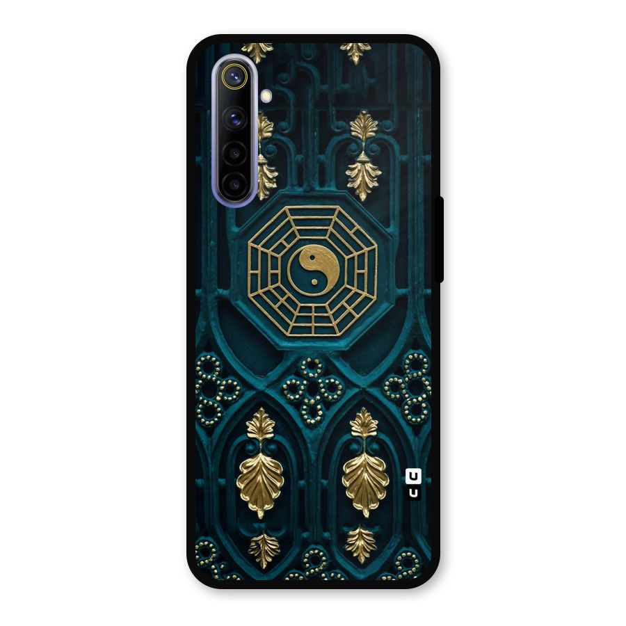Peace Web Design Metal Back Case for Realme 6