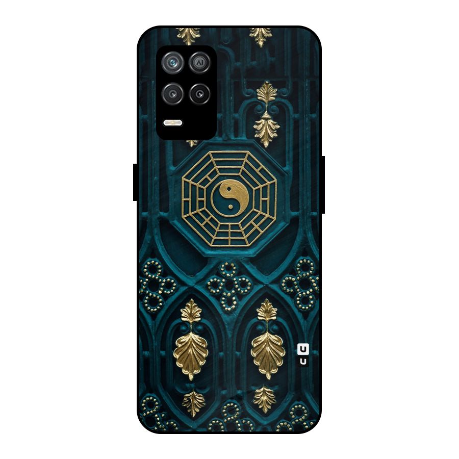Peace Web Design Metal Back Case for Realme 8 5G