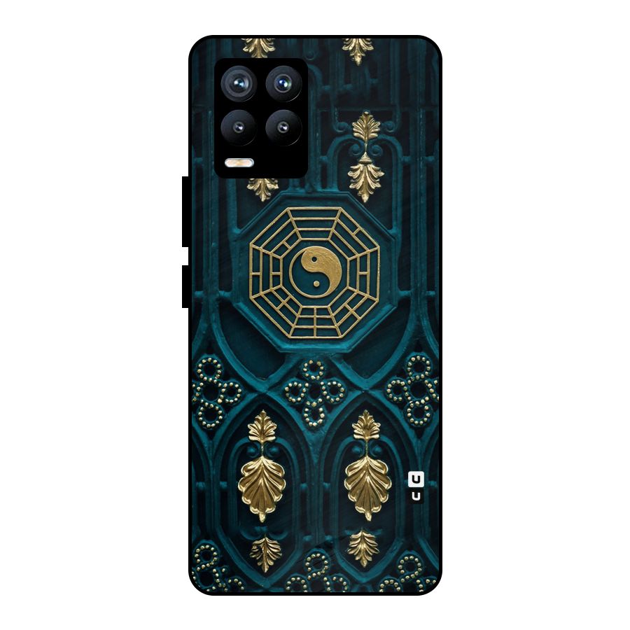 Peace Web Design Metal Back Case for Realme 8 Pro