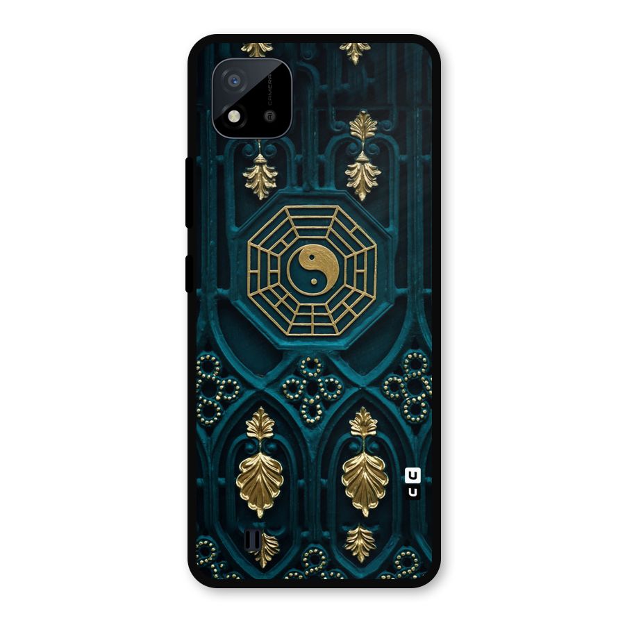 Peace Web Design Metal Back Case for Realme C11 2021