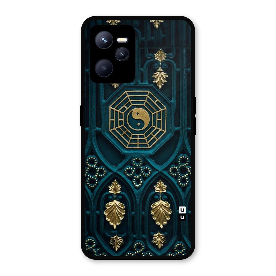 Peace Web Design Metal Back Case for Realme C35