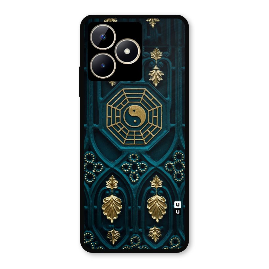 Peace Web Design Metal Back Case for Realme C53