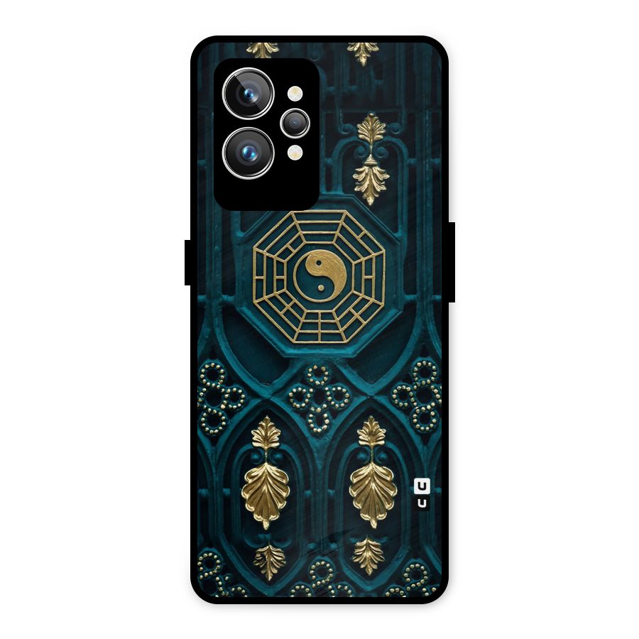 Peace Web Design Metal Back Case for Realme GT2 Pro