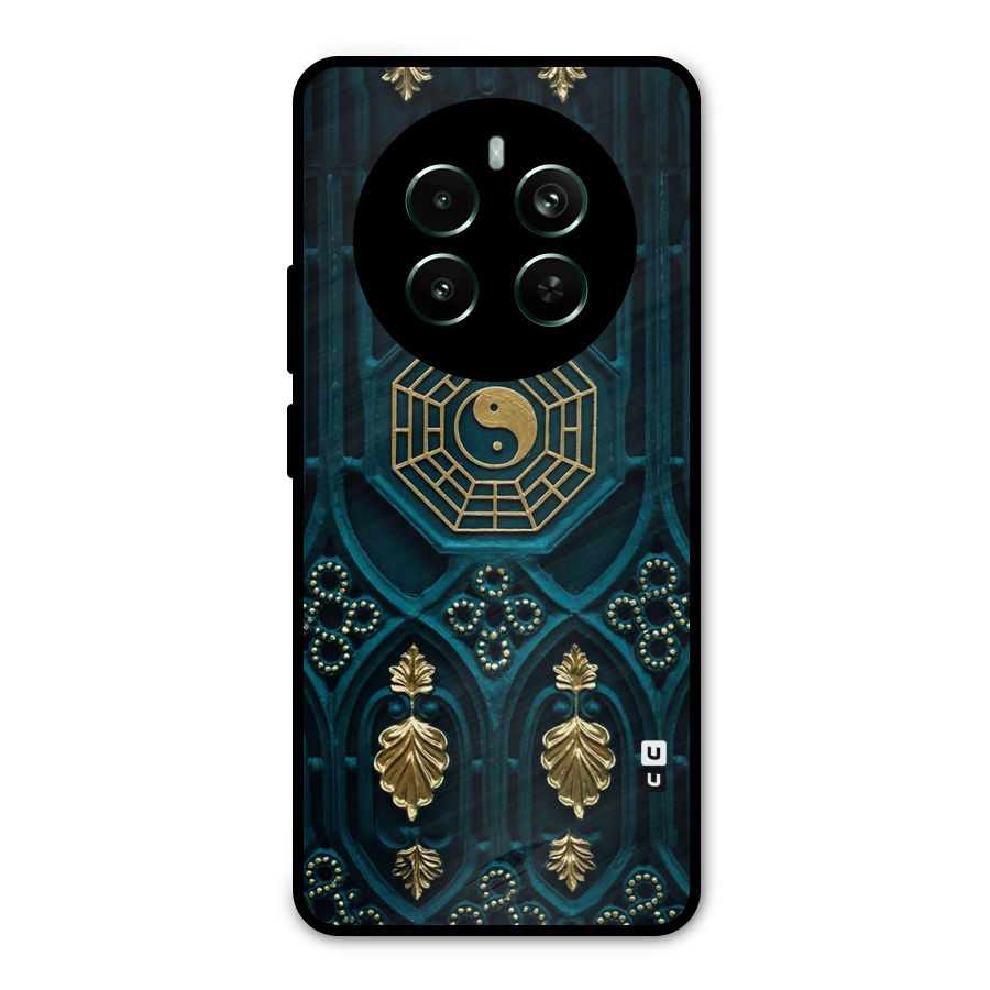 Peace Web Design Metal Back Case for Realme Narzo 70 Pro