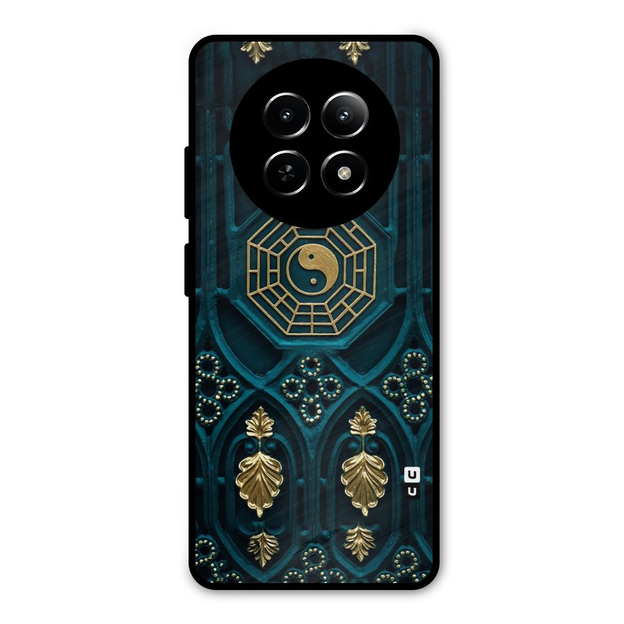 Peace Web Design Metal Back Case for Realme Narzo N65