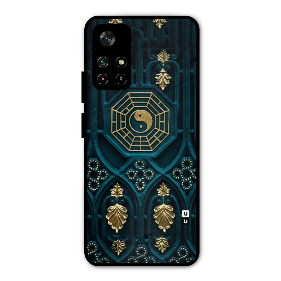Peace Web Design Metal Back Case for Redmi Note 11T 5G