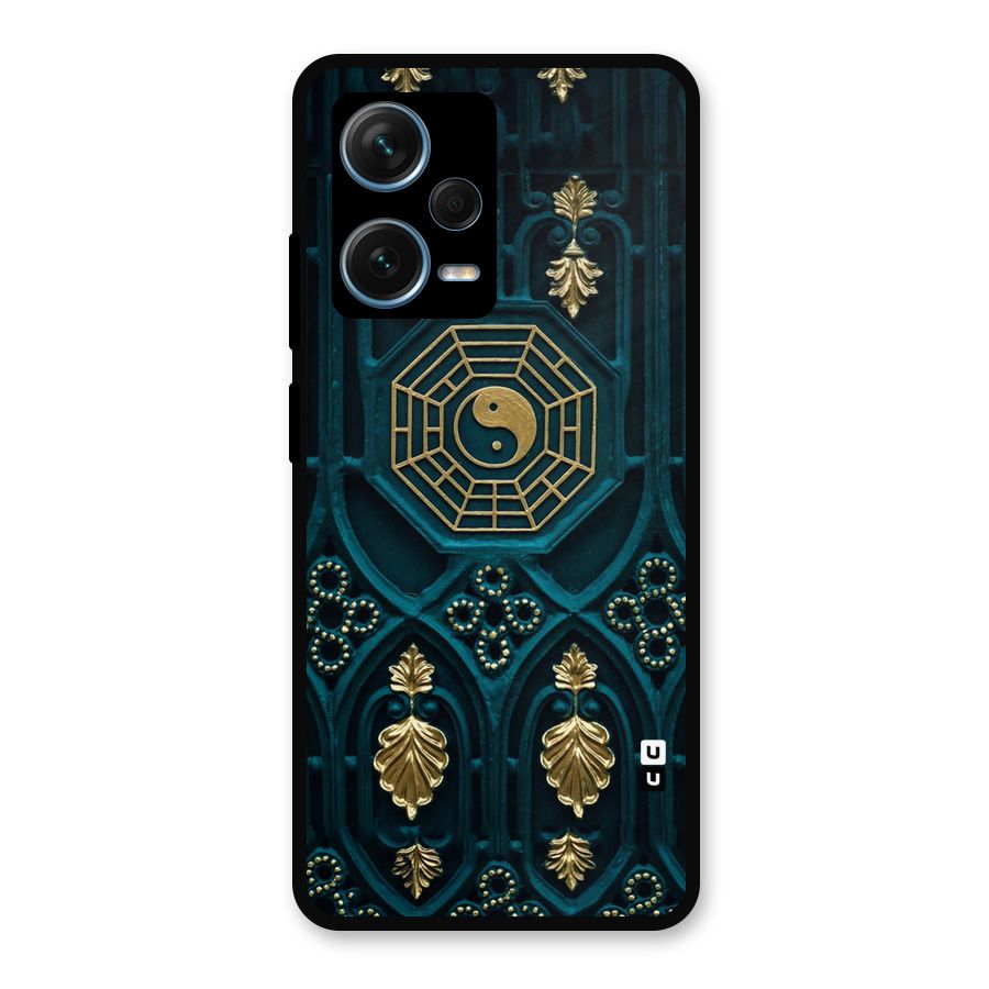Peace Web Design Metal Back Case for Redmi Note 12 Pro Plus 5G