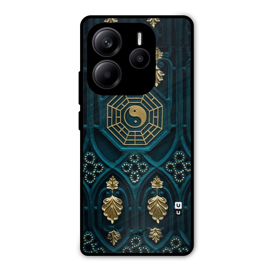 Peace Web Design Metal Back Case for Redmi Note 14 5G