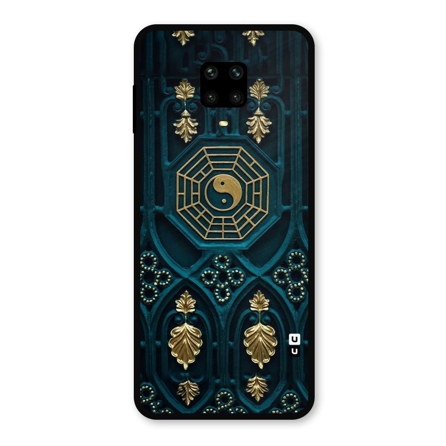 Peace Web Design Metal Back Case for Redmi Note 9 Pro Max