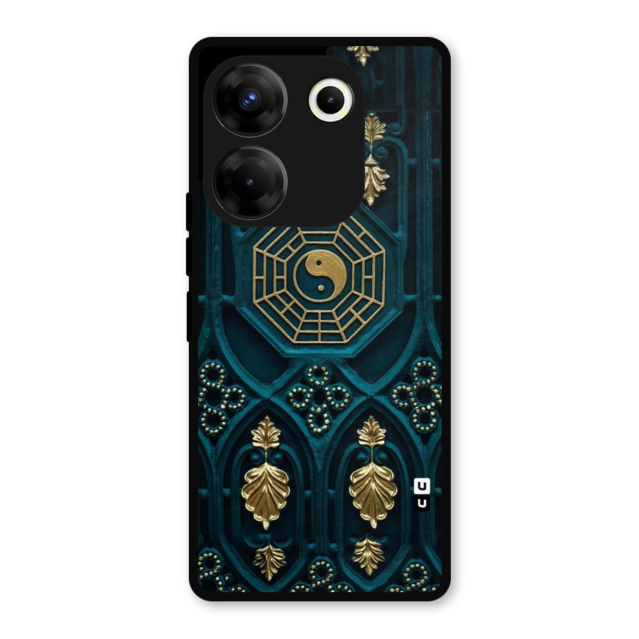 Peace Web Design Metal Back Case for Tecno Camon 20