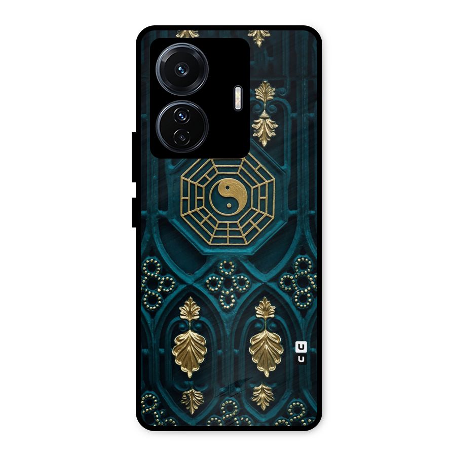 Peace Web Design Metal Back Case for Vivo T1 Pro