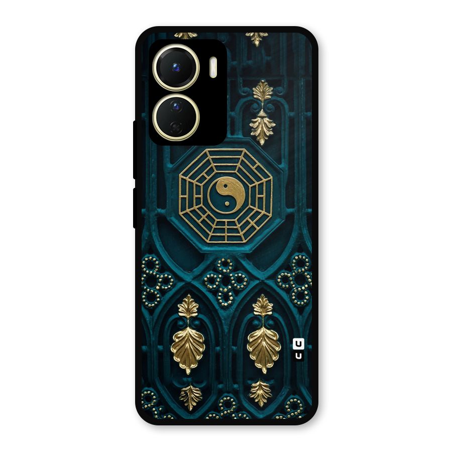 Peace Web Design Metal Back Case for Vivo T2x