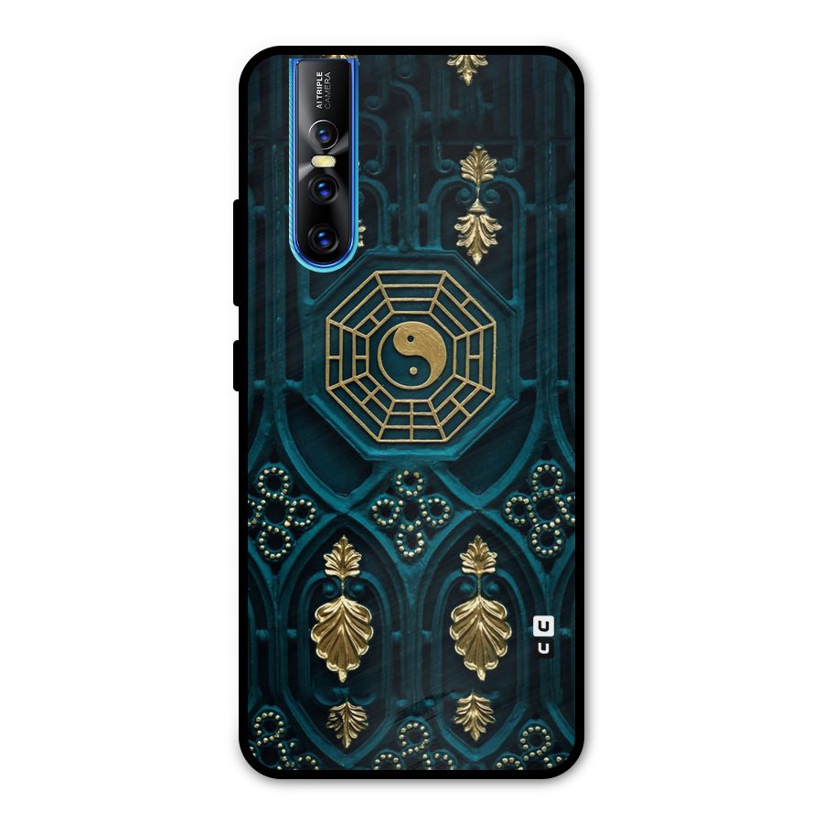 Peace Web Design Metal Back Case for Vivo V15 Pro
