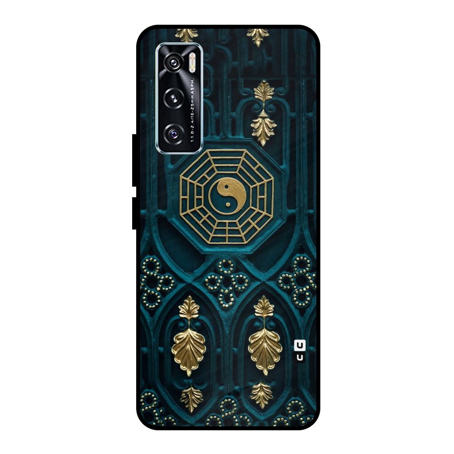 Peace Web Design Metal Back Case for Vivo V20 SE