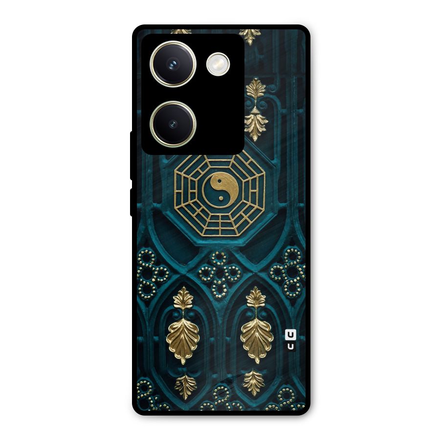 Peace Web Design Metal Back Case for Vivo Y200 Pro