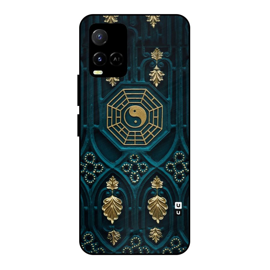 Peace Web Design Metal Back Case for Vivo Y21