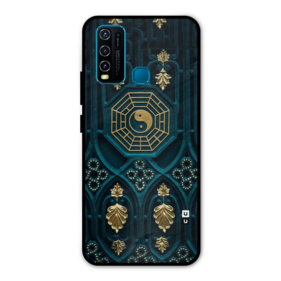 Peace Web Design Metal Back Case for Vivo Y30