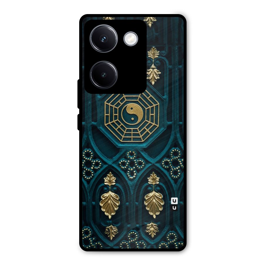 Peace Web Design Metal Back Case for Vivo Y300 Plus