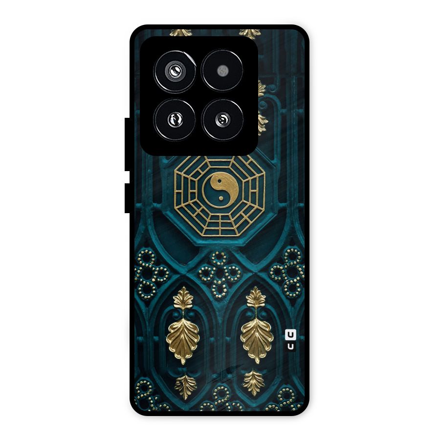 Peace Web Design Metal Back Case for Xiaomi 14 Pro