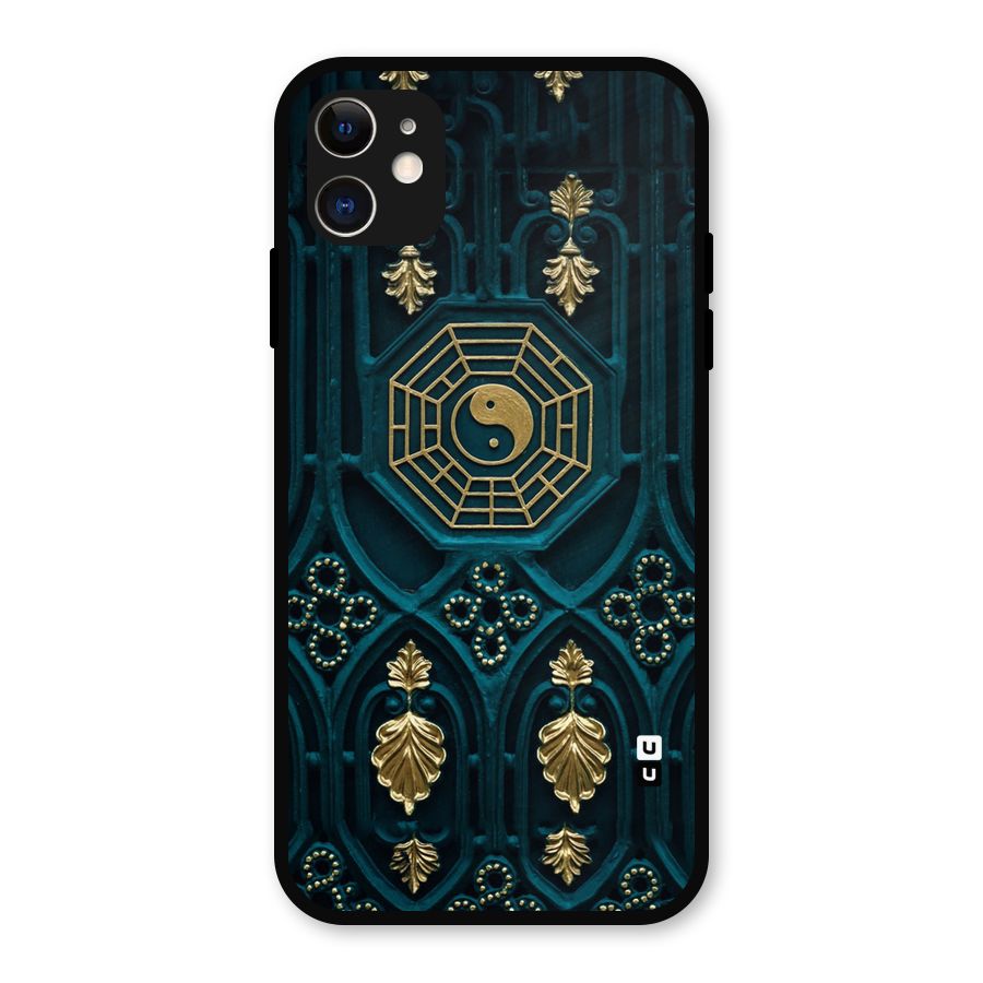 Peace Web Design Metal Back Case for iPhone 11