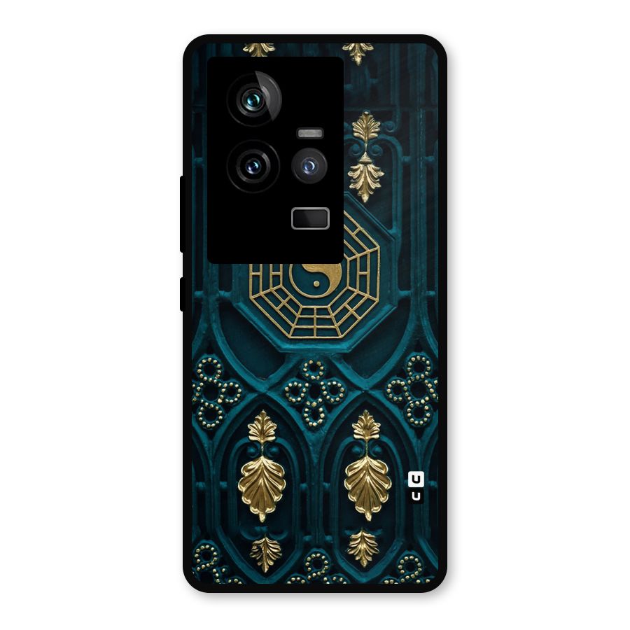 Peace Web Design Metal Back Case for iQOO 11 5G