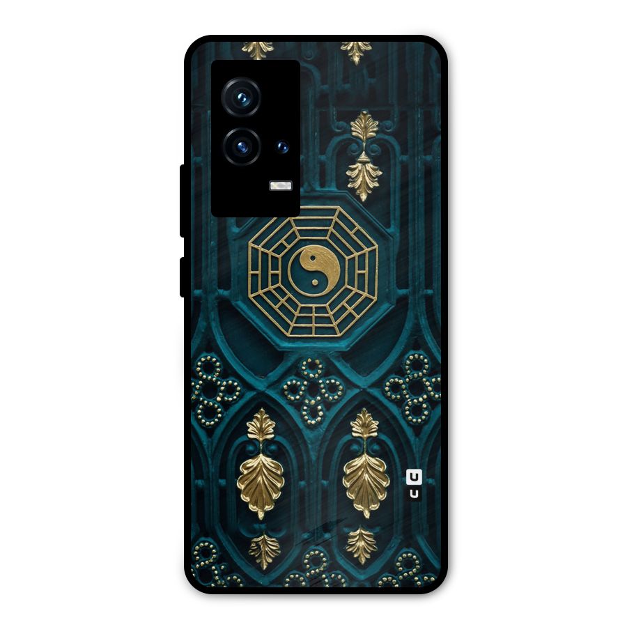 Peace Web Design Metal Back Case for iQOO 9 5G