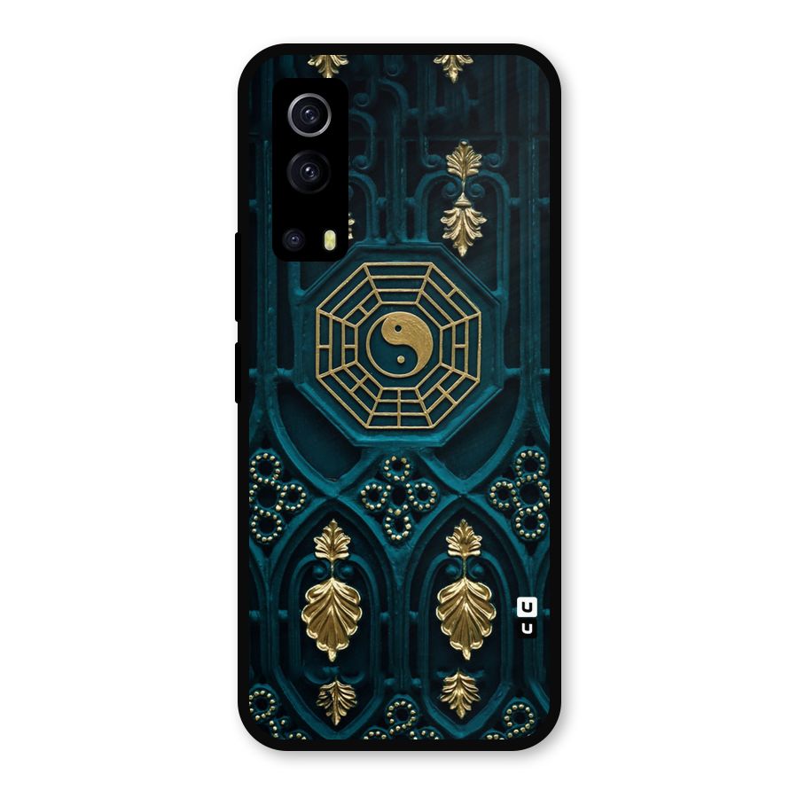 Peace Web Design Metal Back Case for iQOO Z3
