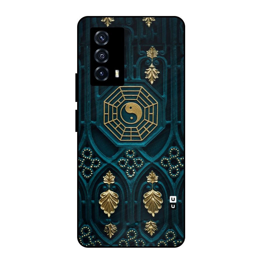 Peace Web Design Metal Back Case for iQOO Z5