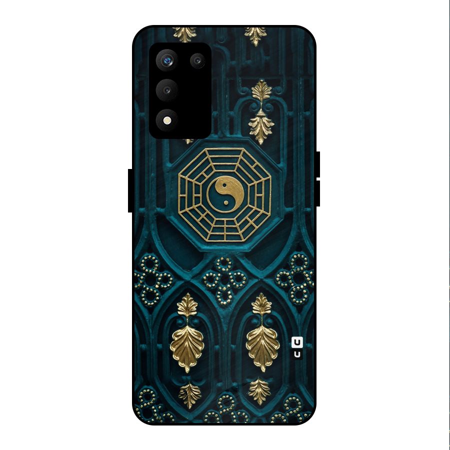 Peace Web Design Metal Back Case for realme 9 5G SE