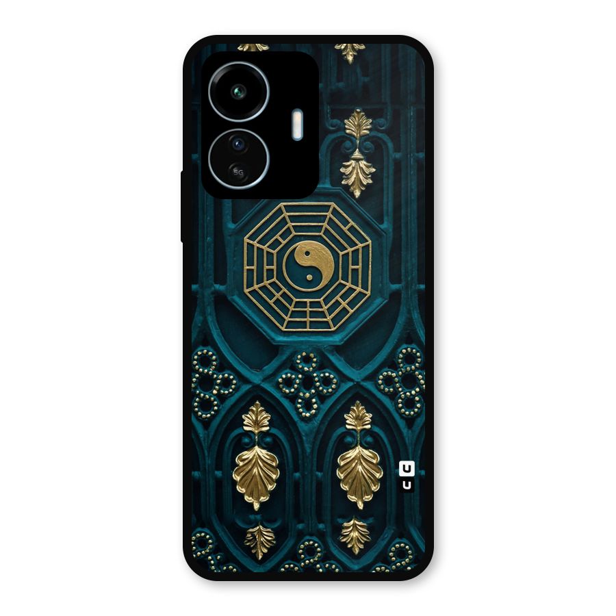Peace Web Design Metal Back Case for vivo iQOO Z6 Lite 5G