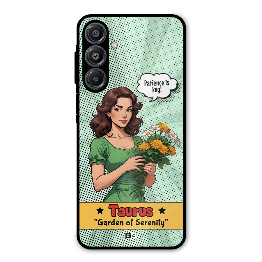 Peaceful Taurus Metal Back Case for Galaxy A16 5G