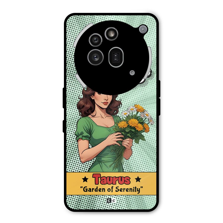 Peaceful Taurus Metal Back Case for Nothing Phone 3a Pro