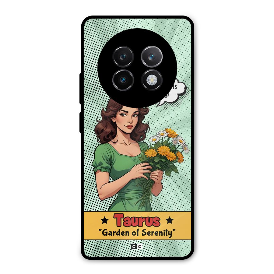 Peaceful Taurus Metal Back Case for Realme 13 Plus