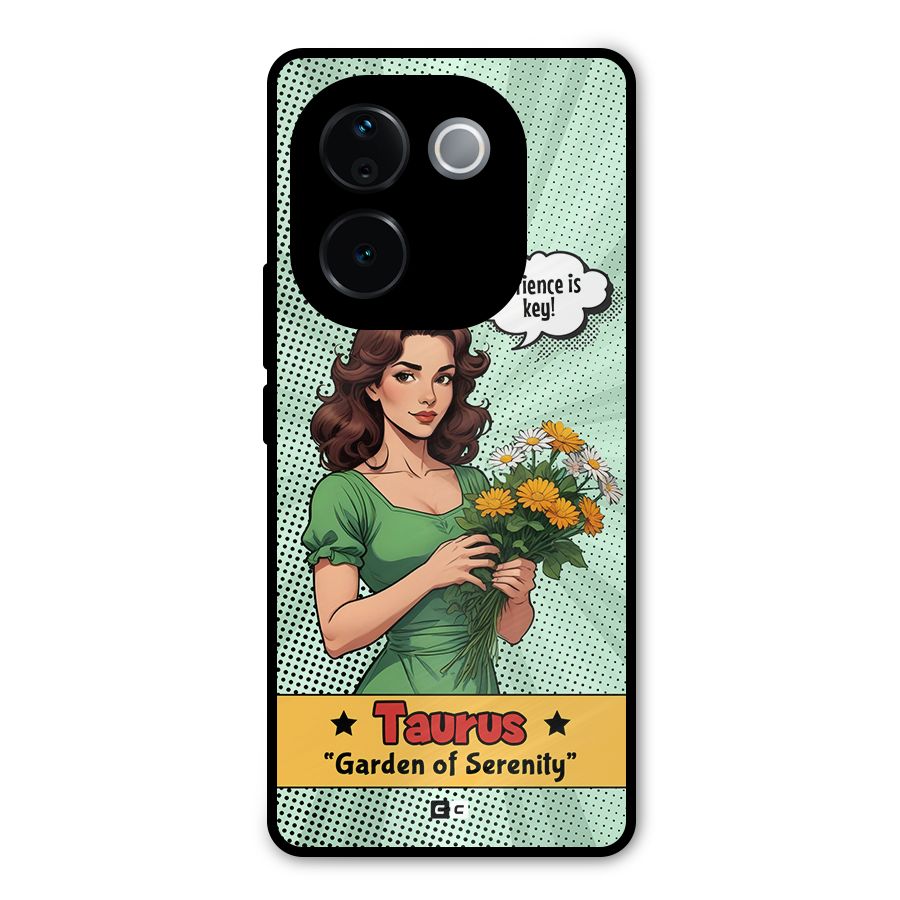 Peaceful Taurus Metal Back Case for Vivo T3 Pro