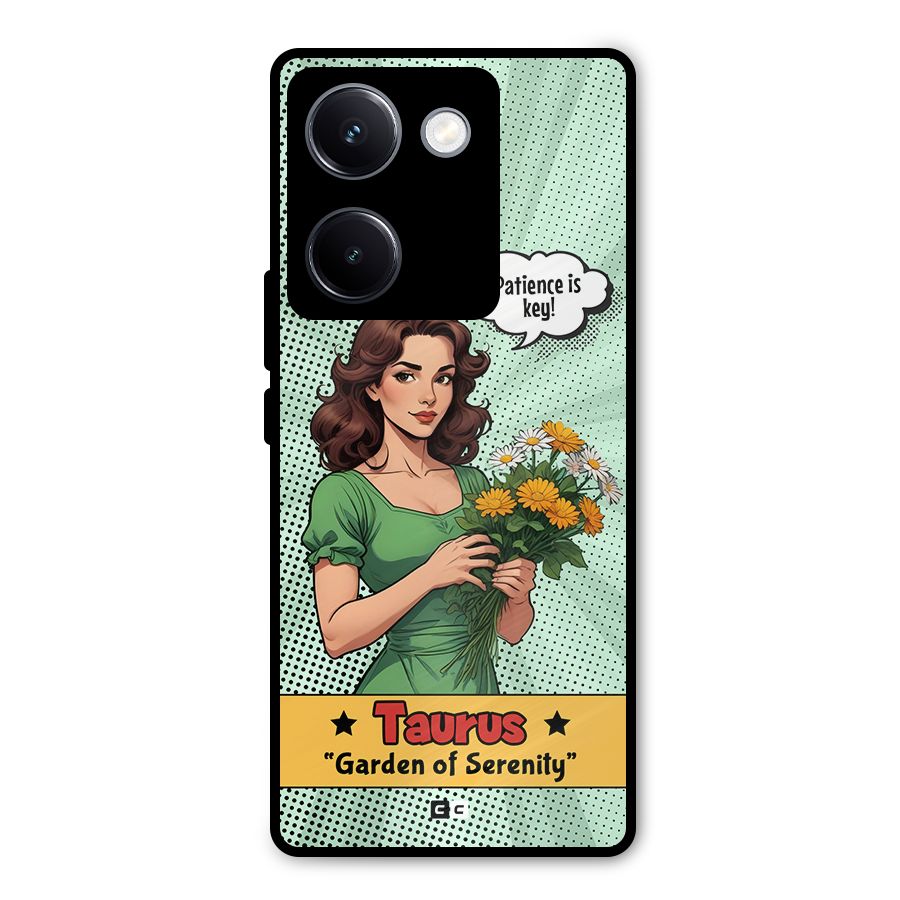 Peaceful Taurus Metal Back Case for Vivo Y300 Plus