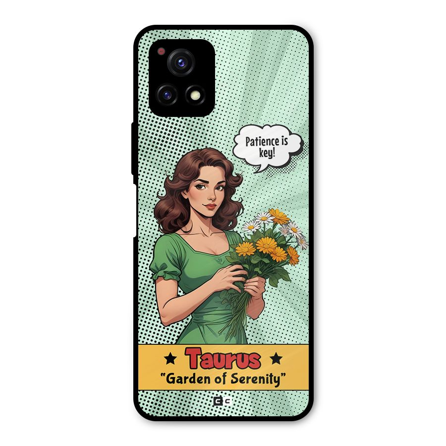 Peaceful Taurus Metal Back Case for Vivo Y72 5G