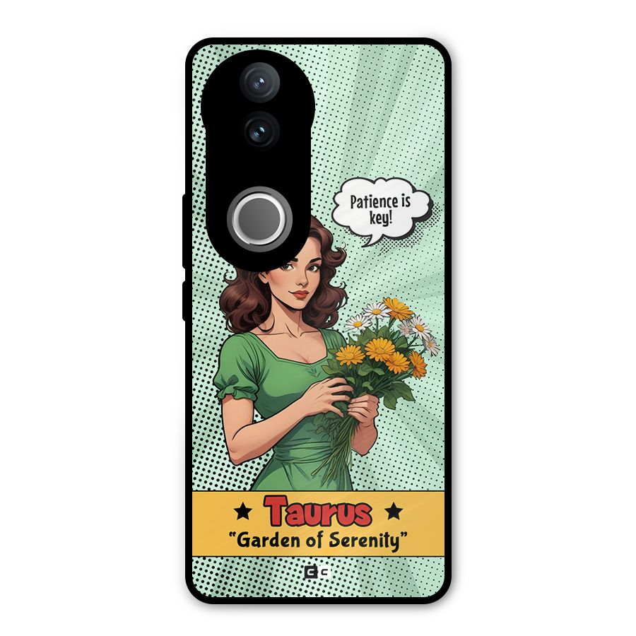 Peaceful Taurus Metal Back Case for iQOO Z10R