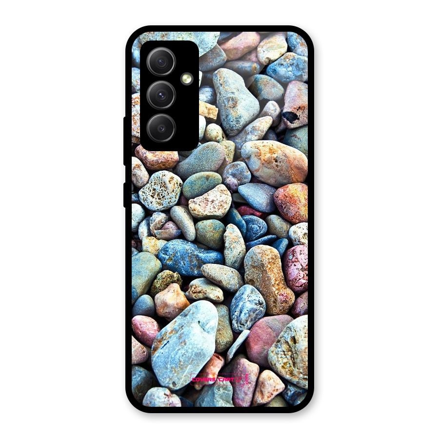 Pebbles Glass Back Case for Galaxy A34