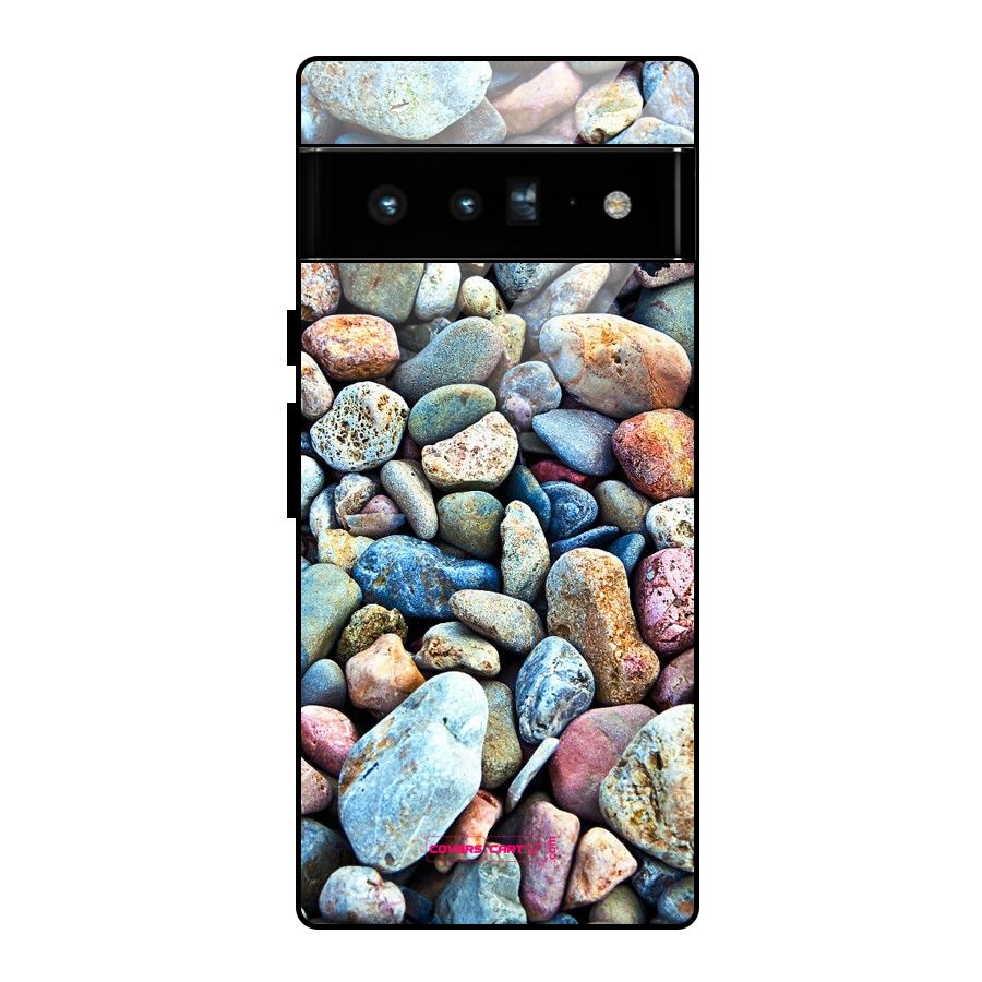 Pebbles Glass Back Case for Google Pixel 6 Pro