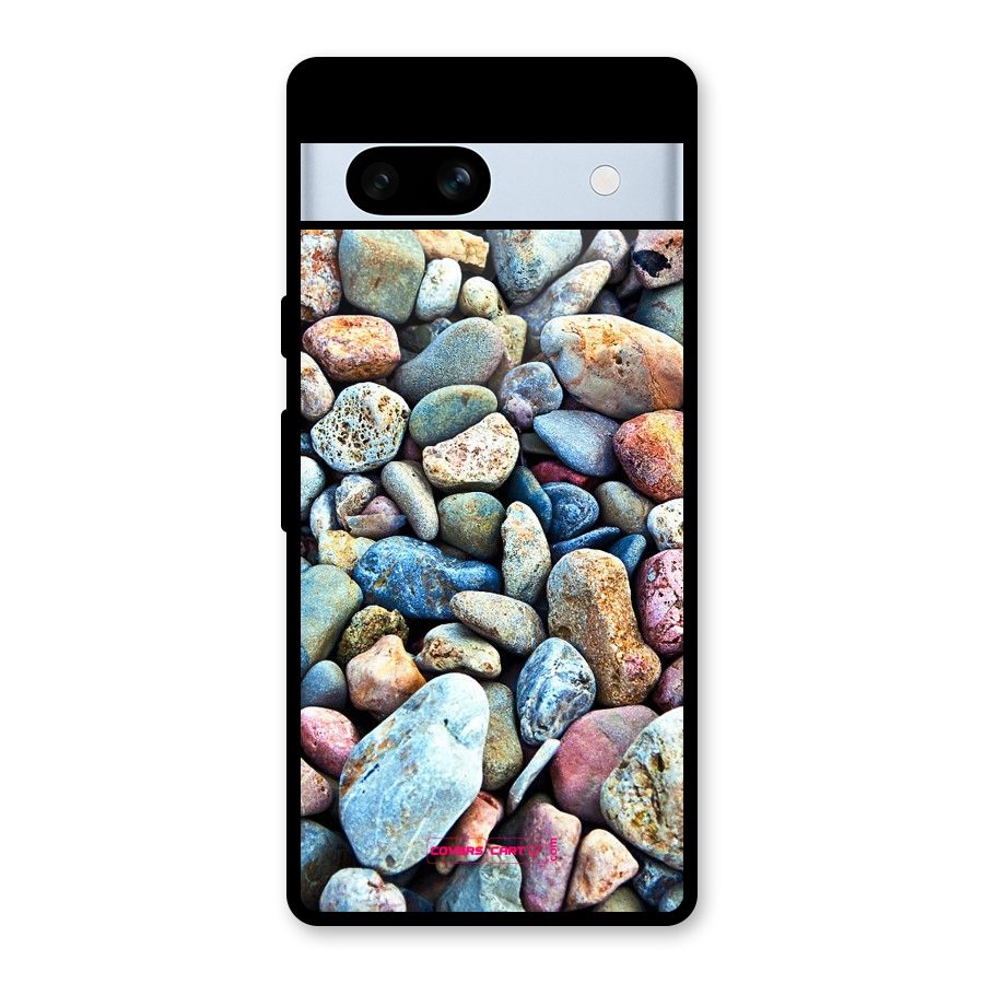 Pebbles Glass Back Case for Google Pixel 7a
