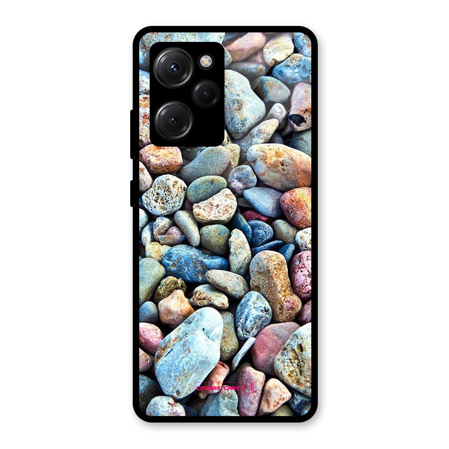 Pebbles Glass Back Case for Poco X5 Pro