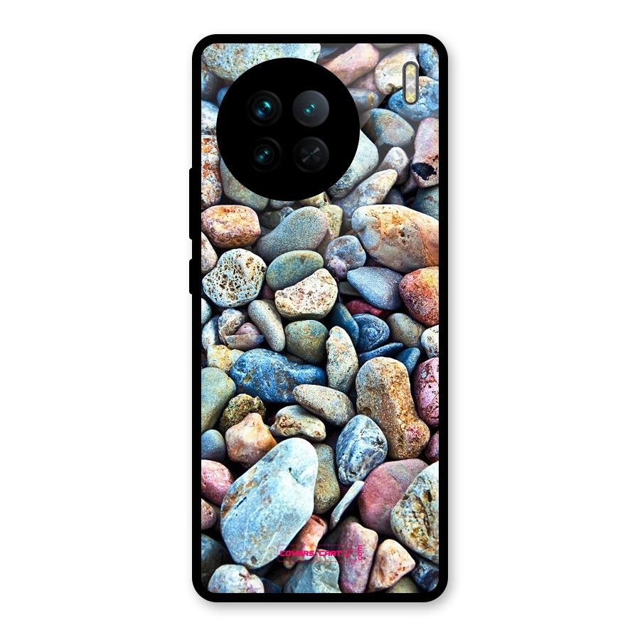 Pebbles Glass Back Case for Vivo X90